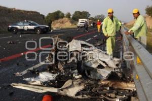 ACCIDENTE AUTOPISTA AMOZOC PEROTE