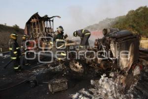 ACCIDENTE AUTOPISTA AMOZOC PEROTE