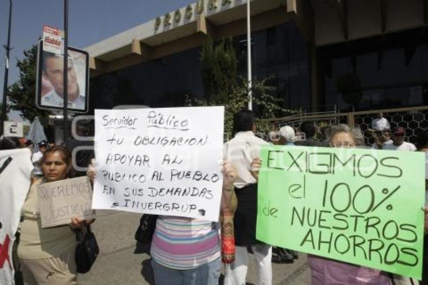 MANIFESTACIÓN DEFRAUDADOS . PGJ