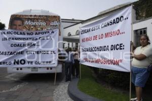 MANIFESTACIÓN CONTRA MORENO VALLE