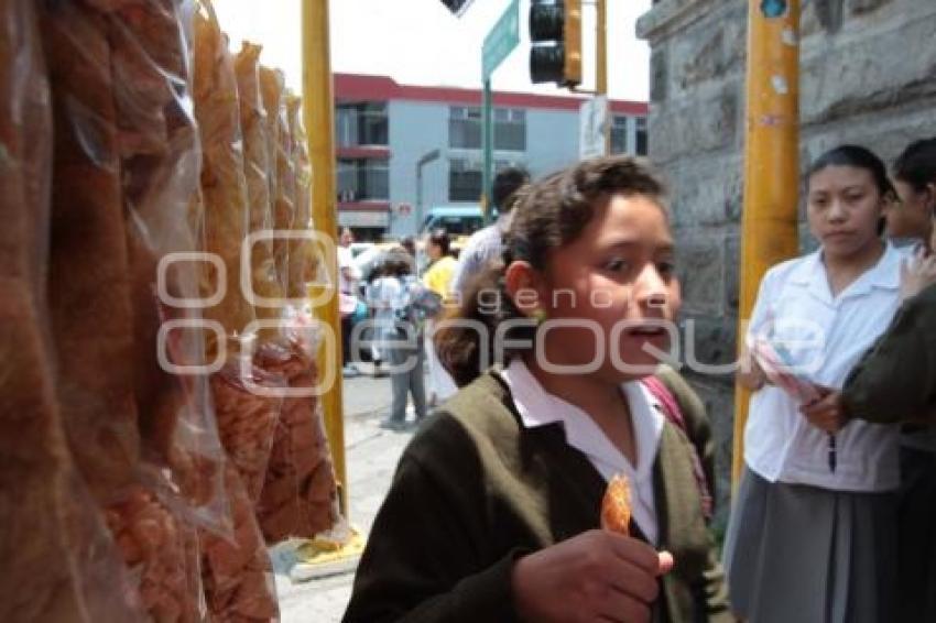 COMIDA CHATARRA. ESCUELA. PRIMARIA