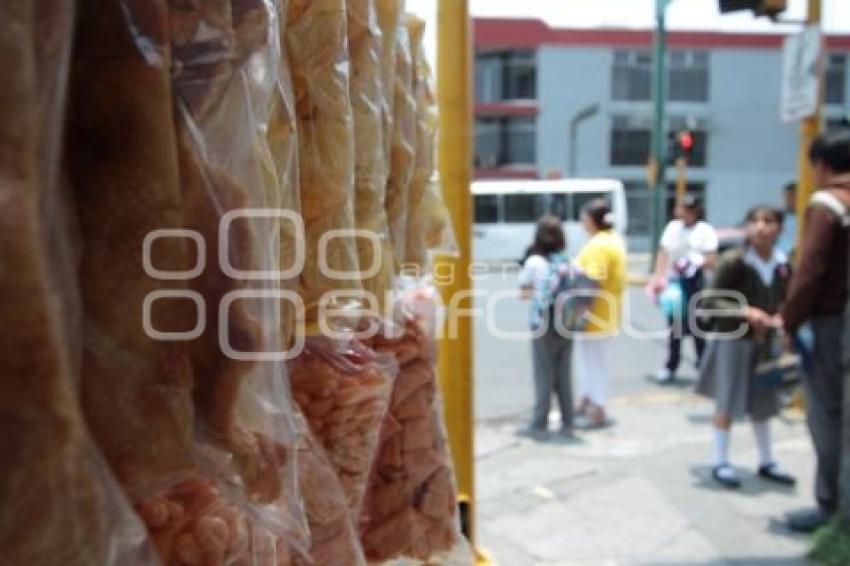 COMIDA CHATARRA. ESCUELA. PRIMARIA