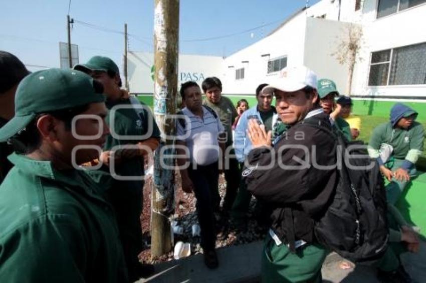 PARO DE LABORES. PASA. SERVICIO DE LIMPIA