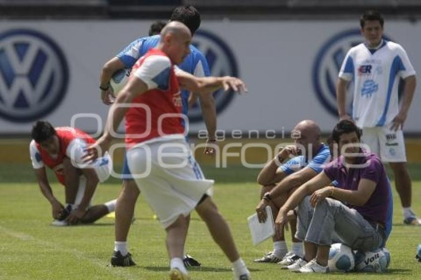 FÚTBOL . ENTRENAMIENTO PUEBLA FC