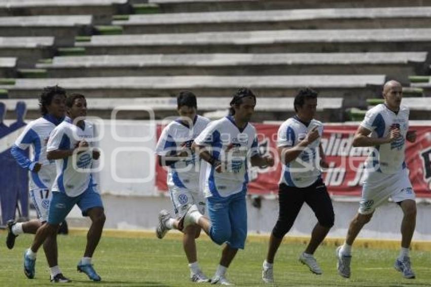 FÚTBOL . ENTRENAMIENTO PUEBLA FC