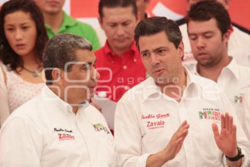 ENRIQUE PEÑA NIETO. JAVIER LÓPEZ ZAVALA