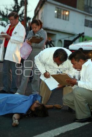 NOTA ROJA . ACCIDENTE MOTOCICLETA