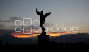 VOLCÁN POPOCATÉPETL. ATARDECER