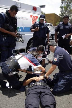 NOTA ROJA . POLICÍA ATROPELLADO