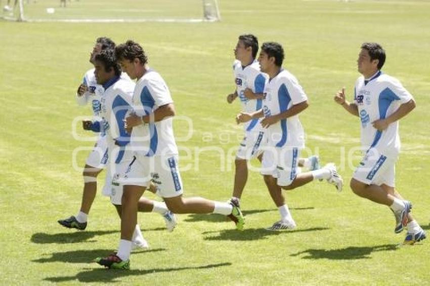 FÚTBOL . ENTRENAMIENTO PUEBLA FC