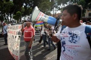 MARCHA MAESTROS DISIDENTES. ZÓCALO