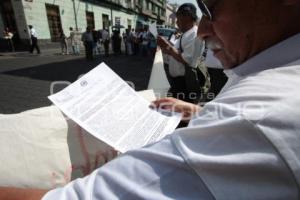 MANIFESTACIÓN DEFRAUDADOS SITMA.