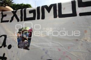 MARCHA DE CAMPESINOS EN DEFENSA DE LA TIERRA Y EL AGUA. ZÓCALO