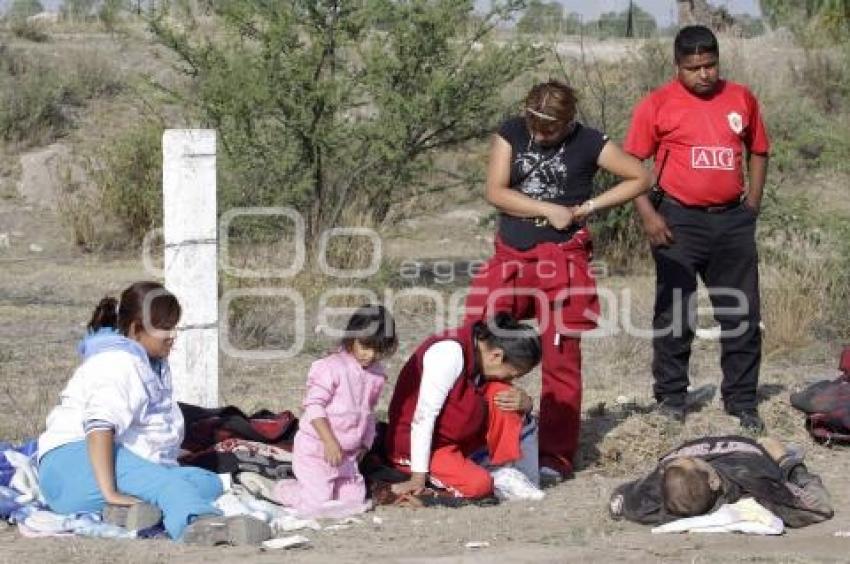 NOTA ROJA . ACCIDENTE EN AUTOPISTA