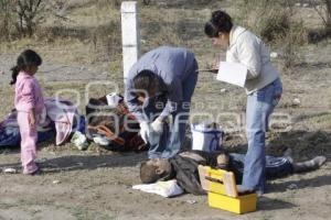 NOTA ROJA . ACCIDENTE EN AUTOPISTA