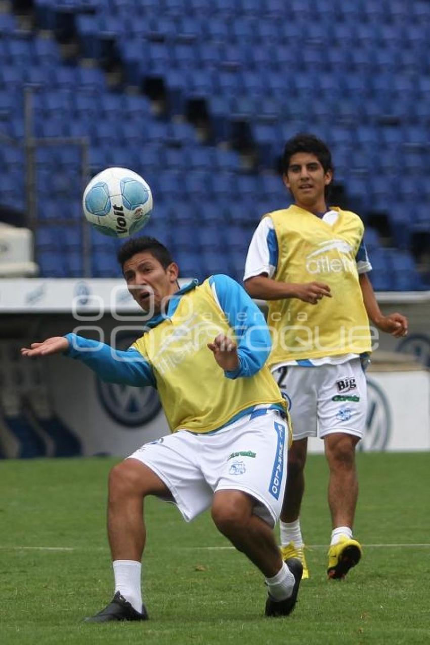 FÚTBOL . ENTRENAMIENTO PUEBLA FC