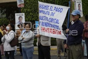 MANIFESTACIÓN DEFRAUDADOS . PGJ