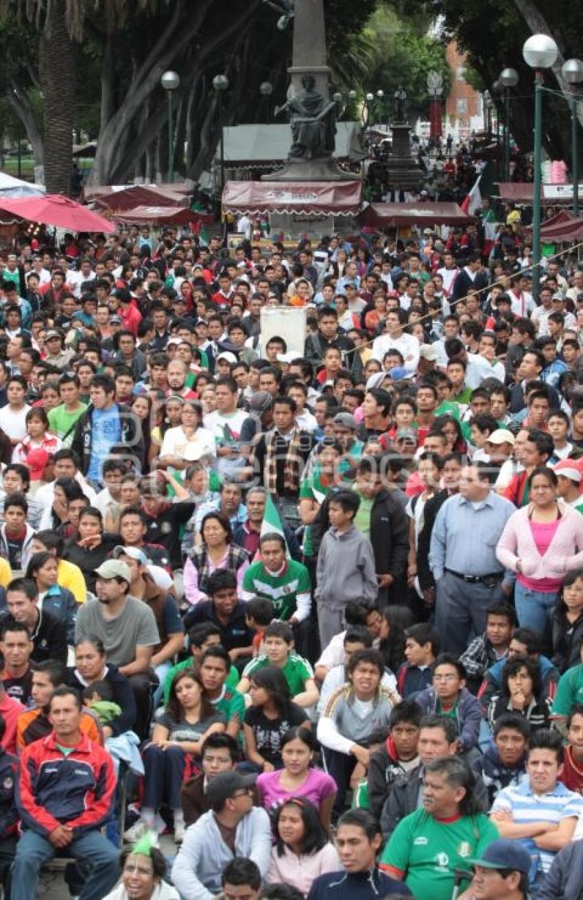 PARTIDO MÉXICO VS FRANCIA. PASEO BRAVO