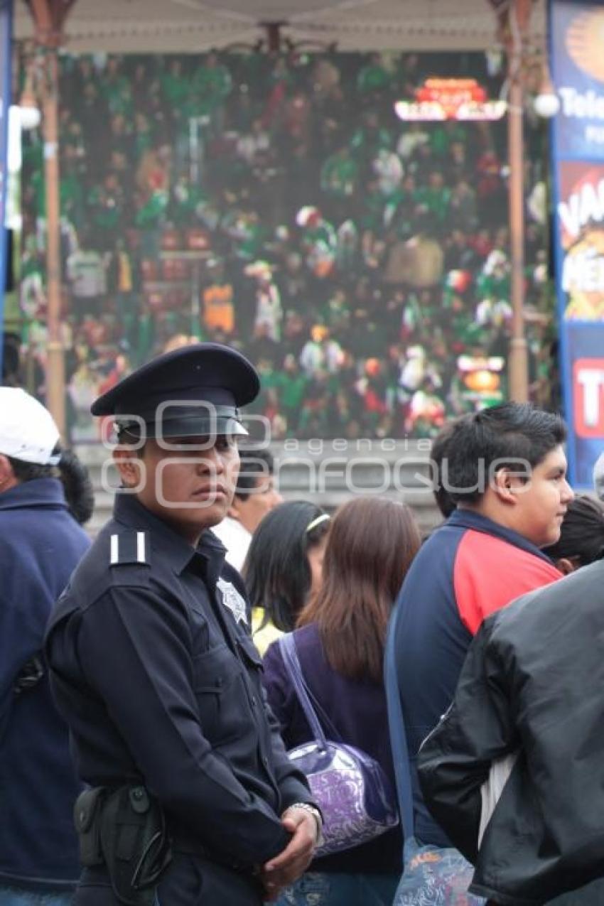 PARTIDO MÉXICO VS FRANCIA. PASEO BRAVO