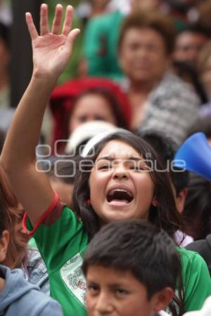 FESTEJOS DE LA  SELECCION MEXICANA