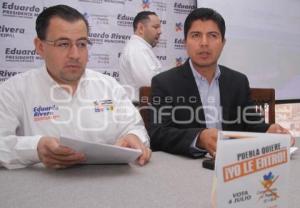 CAMPAÑAS - EDUARDO RIVERA - REDES SOCIALES - WEB