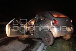 NOTA ROJA . ACCIDENTE EN AUTOPISTA