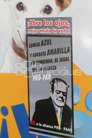 PROPAGANDA ELECTORAL. ANULA TU VOTO