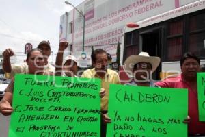 MANIFESTACIÓN SEDESOL FEDERAL. OPORTUNIDADES