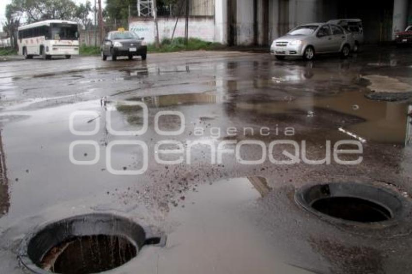 COLADERAS DESTAPADAS