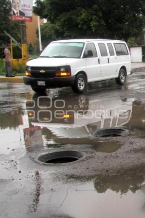 COLADERAS DESTAPADAS