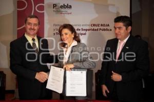 CONVENIO CRUZ ROJA Y SEGURIDAD PUBLICA MUNICIPAL