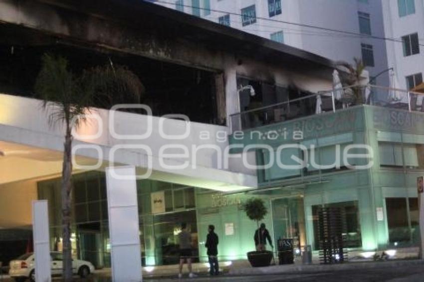 INCENDIO RESTAURANTE