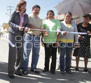 INAUGURACION CALLE 143 PONIENTE - BLANCA ALCALA