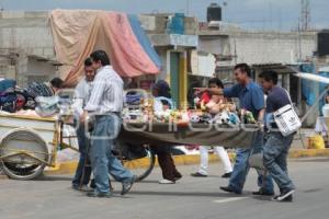 COMERCIANTES AMBULANTES. SAN DIEGO MANZANILLA