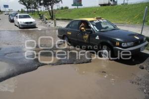 LLUVIAS . INUNDACIÓN LATERAL AUTOPISTA