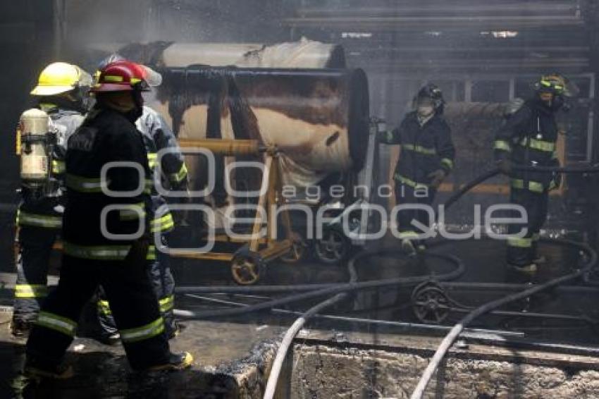 INCENDIO FÁBRICA TEXTIL