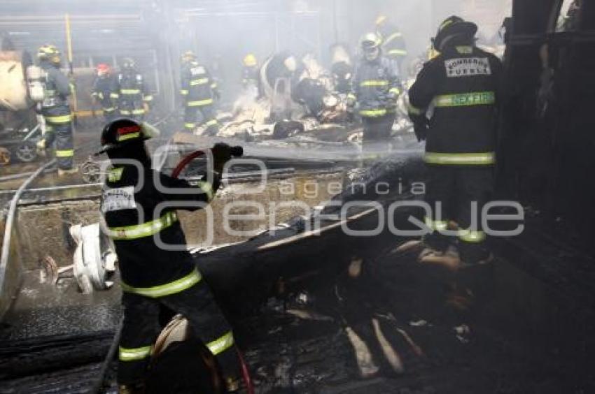INCENDIO FÁBRICA TEXTIL