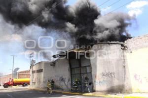 INCENDIO FÁBRICA TEXTIL