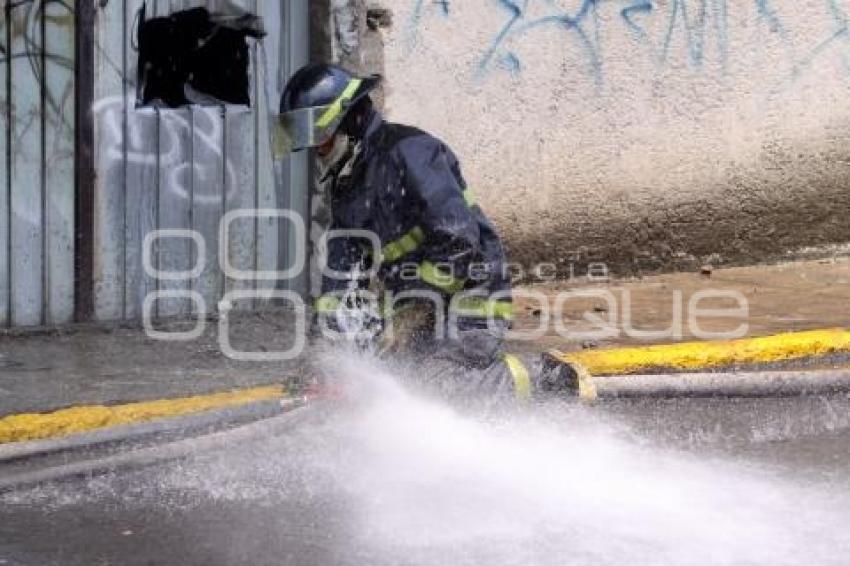 INCENDIO FÁBRICA TEXTIL