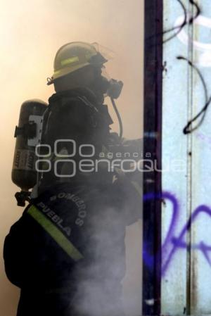 INCENDIO FÁBRICA TEXTIL