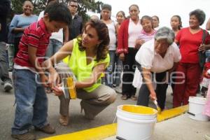 INAUGURACION DE CALLES - BLANCA ALCALA