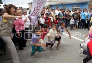 INAUGURACION DE CALLES - BLANCA ALCALA