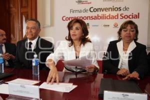 FIRMA DE CONVENIO DE CORRESPONSABILIDAD SOCIAL