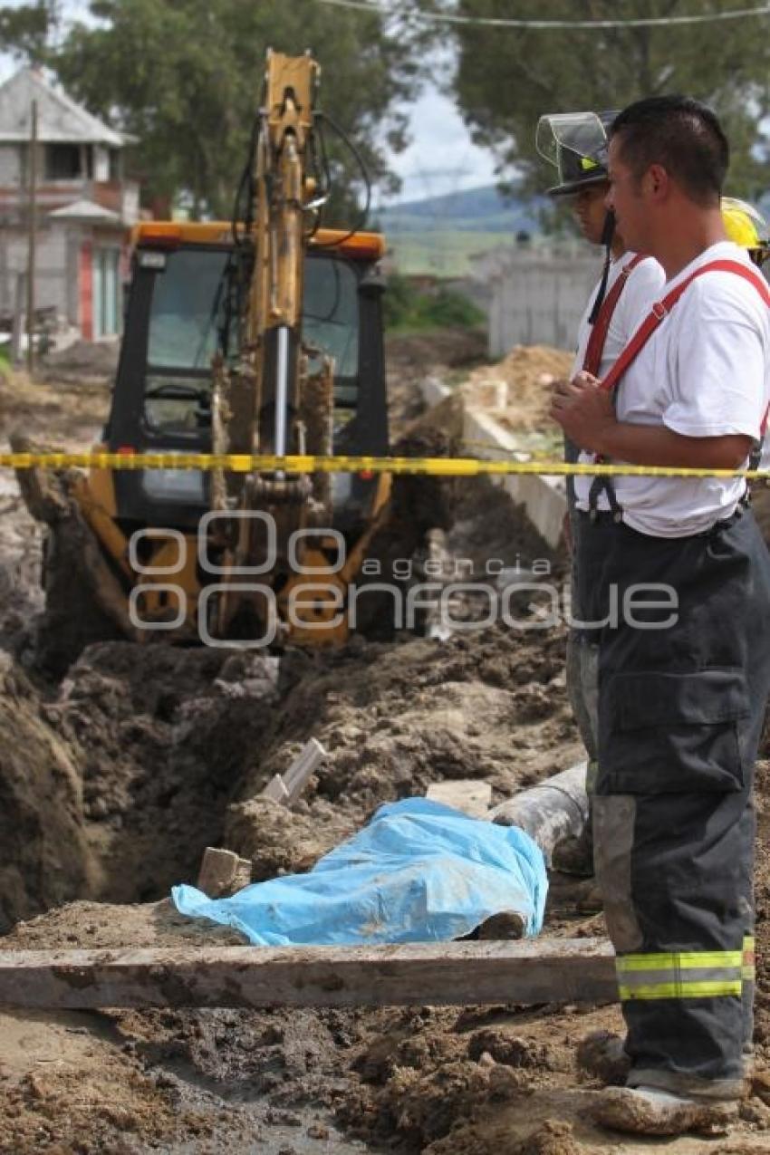 NOTA ROJA . MUERTO EN DERRUMBE