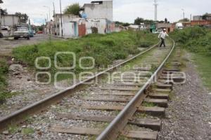 VÍA DEL TREN. COLONIA FRANCISCO I. MADERO