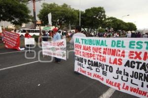 MANIFESTACIÓN TRIBUNAL ELECTORAL DEL ESTADO. TLACOTEPEC DE JUÁREZ