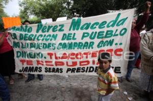 MANIFESTACIÓN TRIBUNAL ELECTORAL DEL ESTADO. TLACOTEPEC DE JUÁREZ