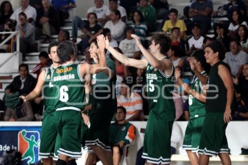 CUADRANGULAR BALONCESTO. CLUB ALPHA. ÁGUILAS VS AZTECAS