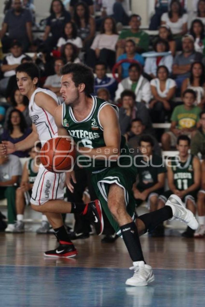 CUADRANGULAR BALONCESTO. CLUB ALPHA. ÁGUILAS VS AZTECAS