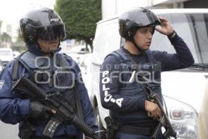 POLICÍA . ASALTO A EMPRESA